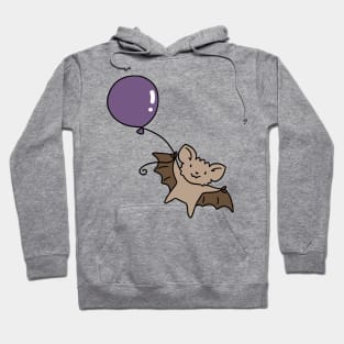 Purple Balloon Bat Hoodie